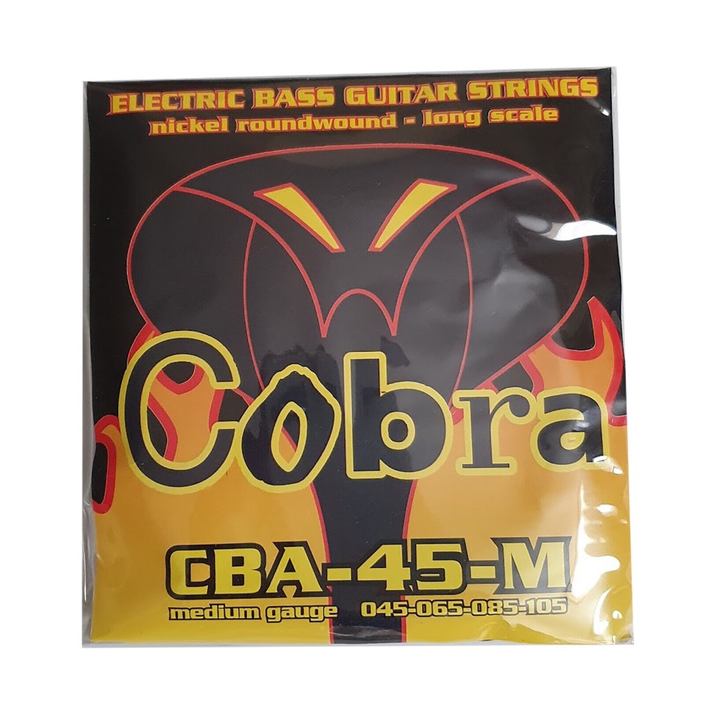 Cobra CBA 45 M Nickel Roundwound Long Scale Bass Guitar Strings 45 105