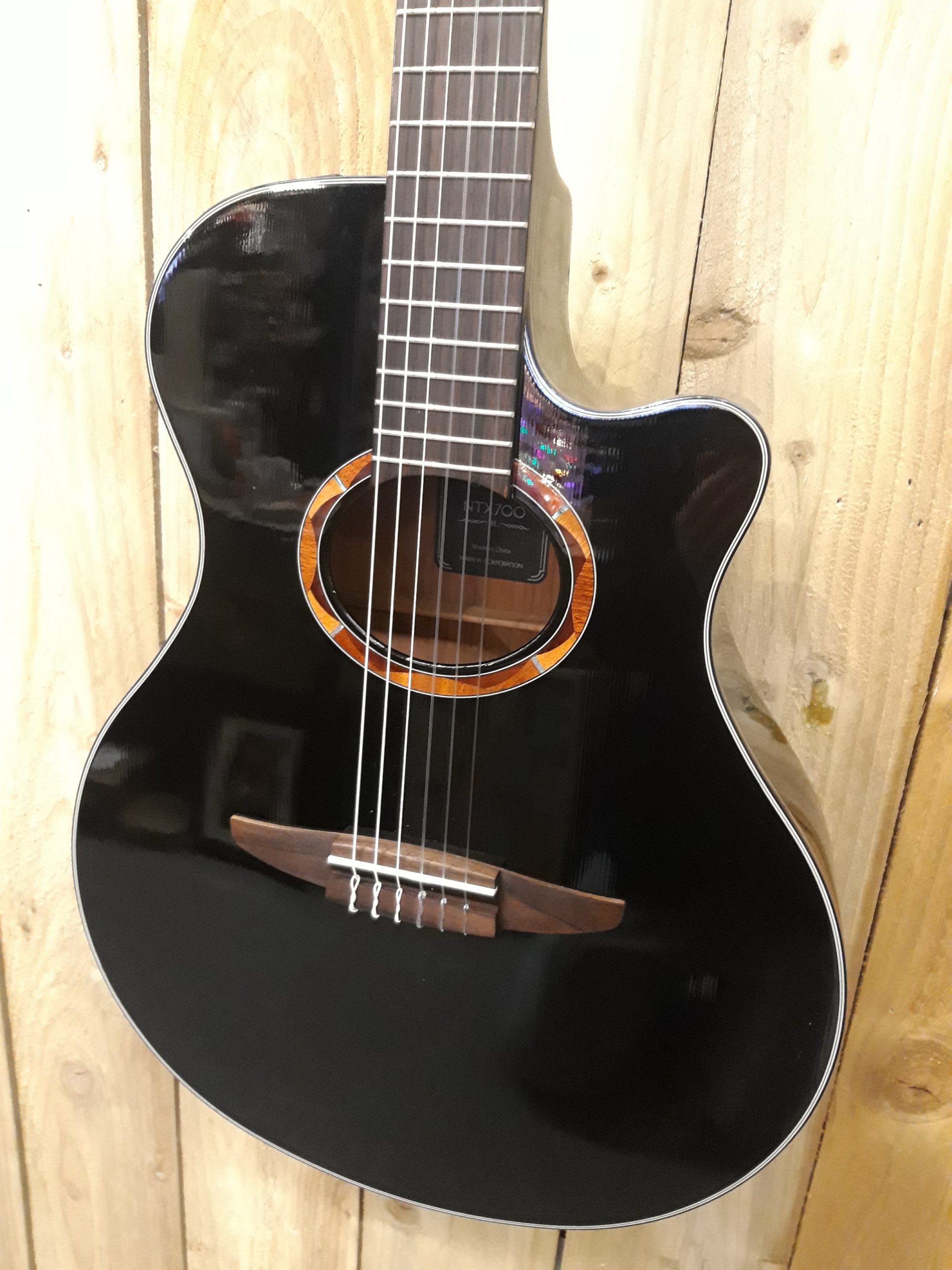Yamaha NTX700 Electro-Classical Guitar in Black Finish